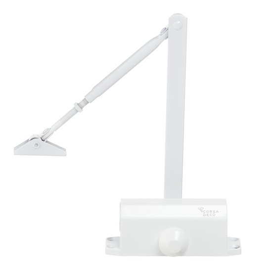 Доводчик дверной Corsa Deco (15-25 кг) белый