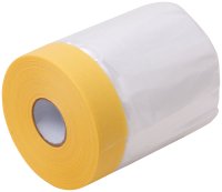 Пленка защитная с малярной лентой 33 м x 55 см