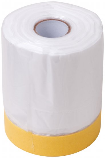 Пленка защитная с малярной лентой 33 м x 55 см