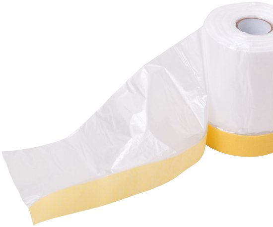 Пленка защитная с малярной лентой 33 м x 55 см
